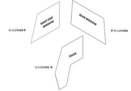 UCA99500     Window and Seal Kit---2090, 2290, 2390, 2590 